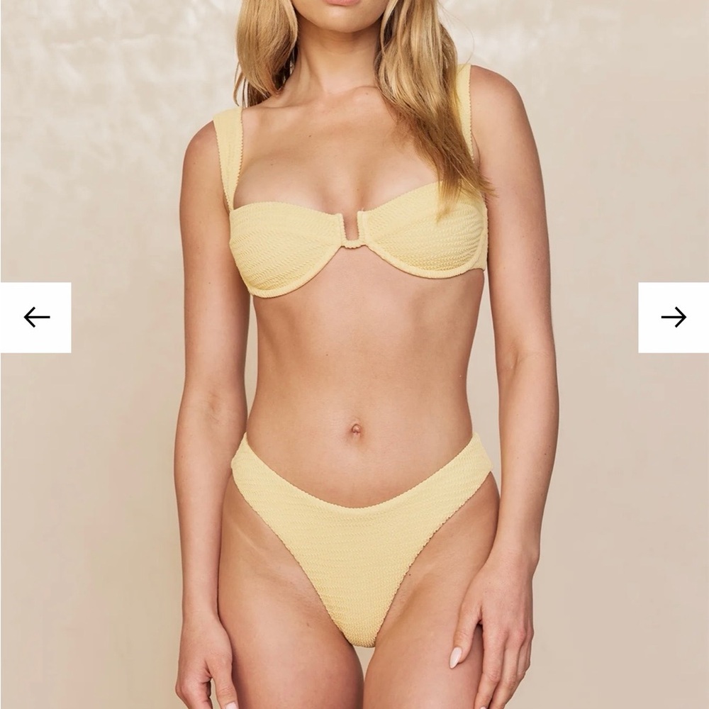 Monday Swimwear Yellow Bikini